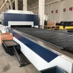 2kw cnc fiberlaserskjærer, laserskjærings- og graveringsmaskin med utvekslingsbord
