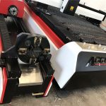 ss rør 3d laser skjæremaskin / 3 akset fiberplate metall kutter