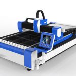 500w fiber laser skjæremaskin for rustfritt stål / ms høy hastighet 100m / min