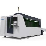 dobbelt bord cnc laser metall skjæremaskin, automatisk laser plate skjæremaskin