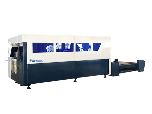 enkelt plattform cnc fiber laser skjæremaskin, metallark kutter