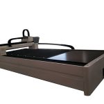 plate / rør metallfiber laser skjæremaskin enkelt arbeidsbord