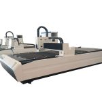 dobbelt bruk laser rør kutteutstyr, profesjonell cnc laser rør kutte maskin