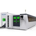 metallrør og platefiber høyhastighets laserskjæremaskin 1500w med roterende enhet